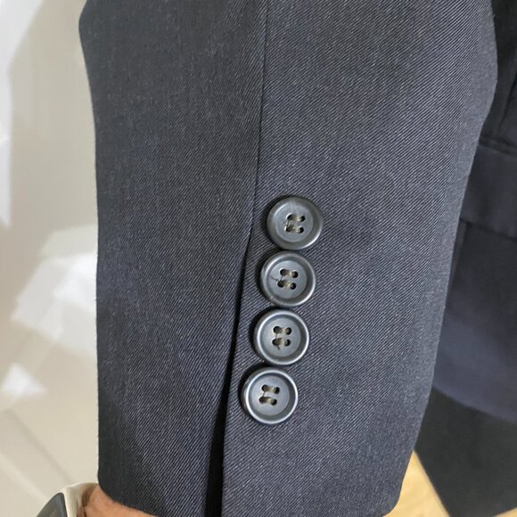 44 Short Pronto Uomo Platinum Suit Jacket - Picture 3 of 7